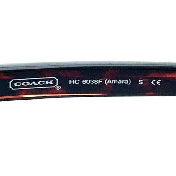 Coach Amara eyeglass frames, dark tortoiseshell - 5001 - HC6038 - Picture 9 of 10